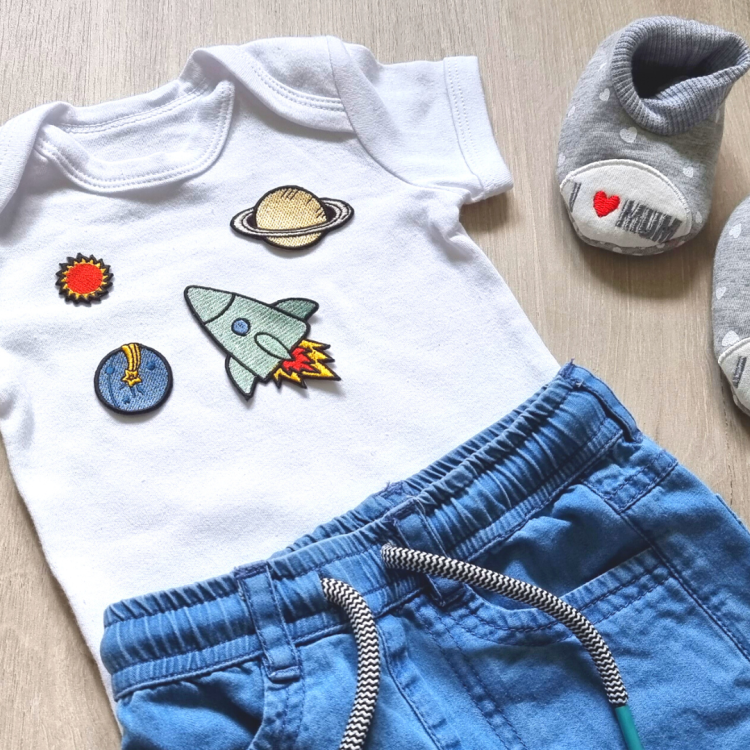 naszywki dzieciece termo kosmos