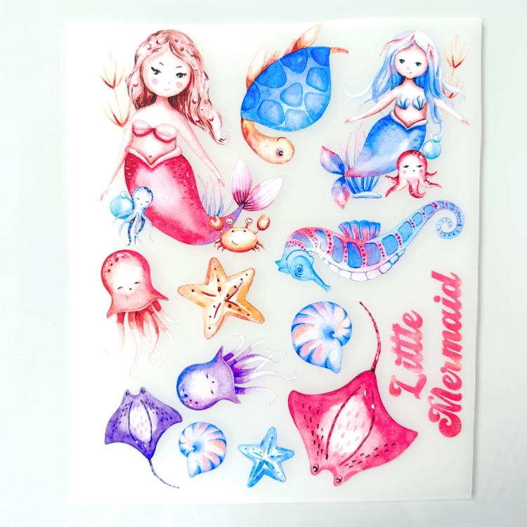 Naprasowanki wklejki dziecięce syrenki