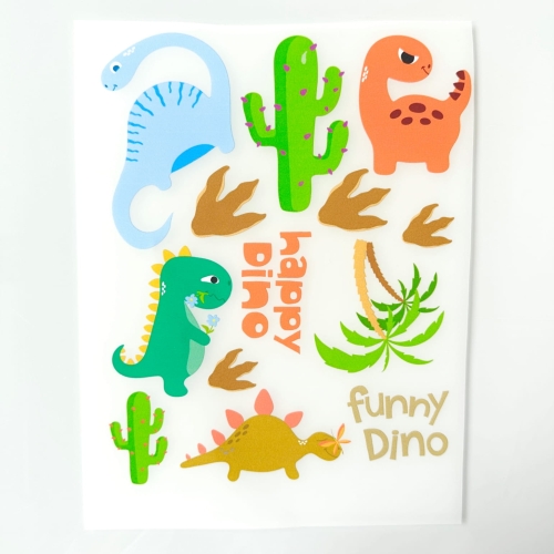 Naprasowanki wklejki naplamki dino zestaw