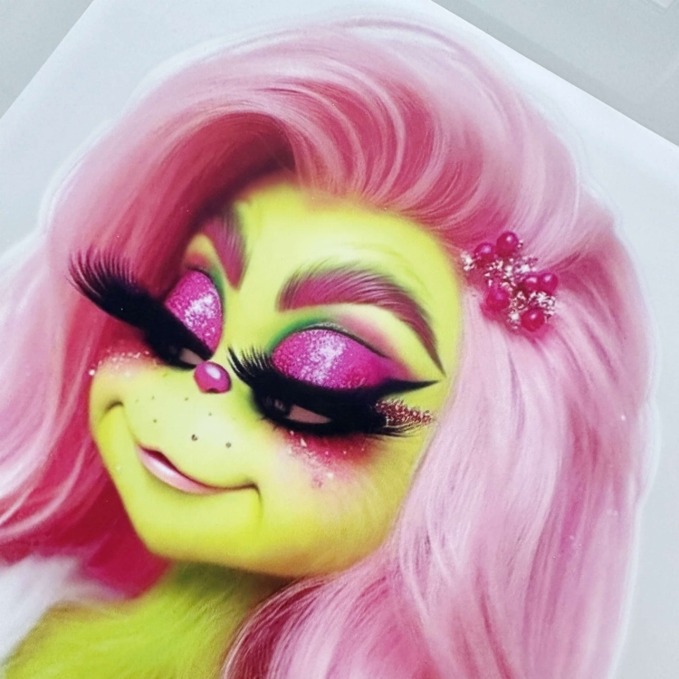 grinch różowa dziewczyna nadruk.jpg