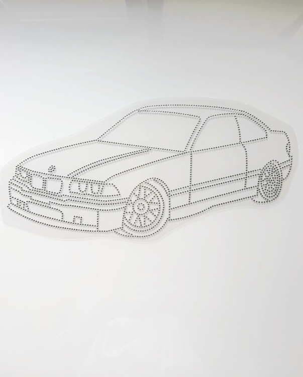 naprasowanka z krysztalkow bmw e46