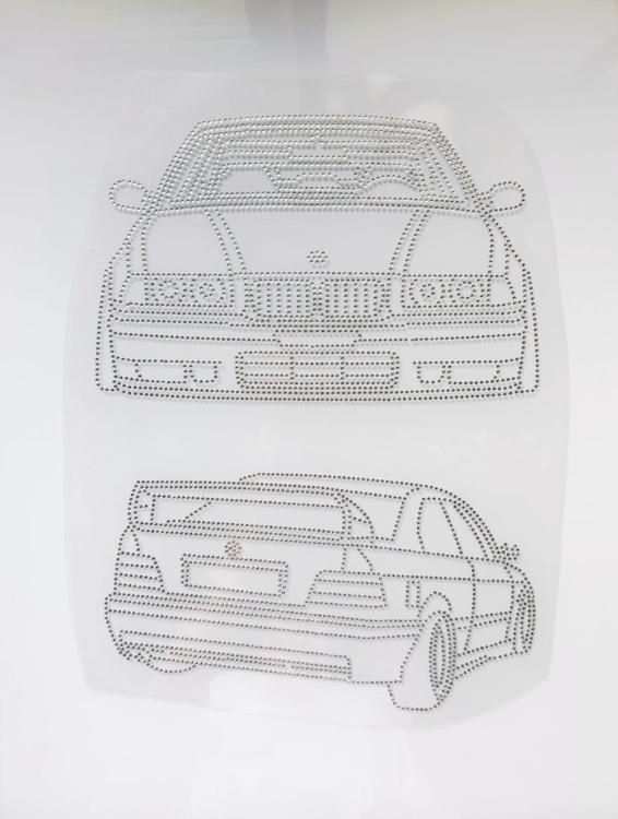 bmw auto e36 z kryształków cyrkonii