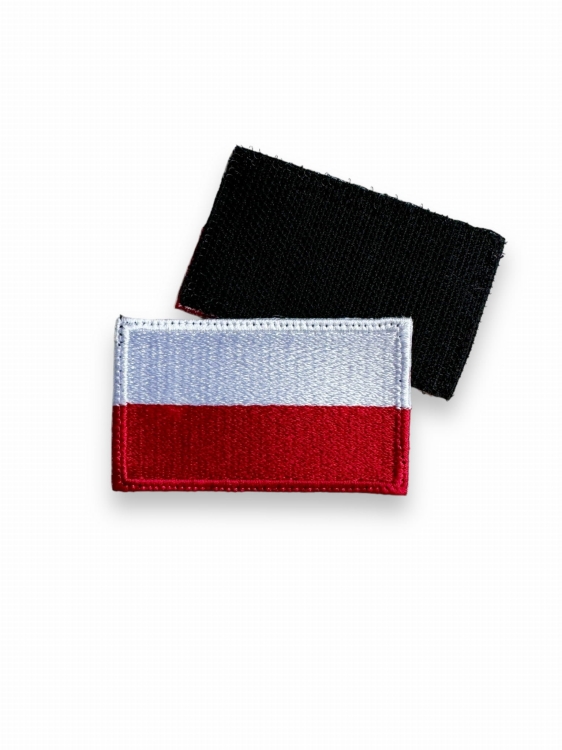 flaga polski haftowana z rzepem.JPG