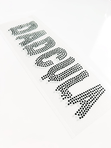 dadcula napis z kryształków crystal