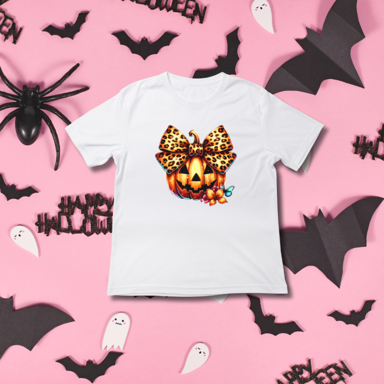 koszulka na halloween z dynia biała.png