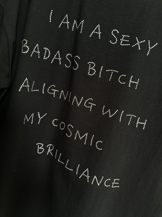 naprasowanka z kryształków i am sexy badass bitch