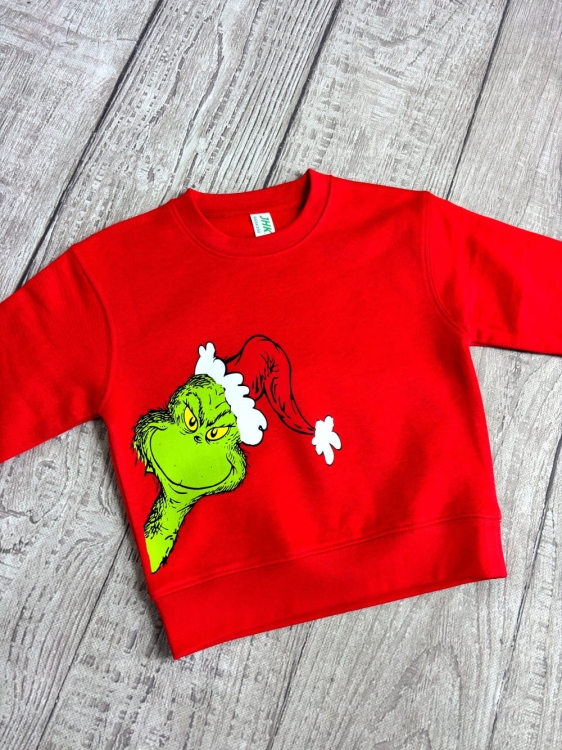 Grinch bluza czerwona dziecięca.JPG