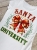 Nadruk Santa University.JPG
