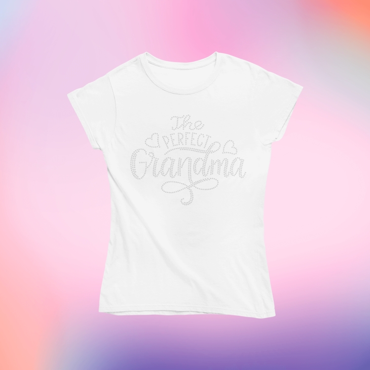 koszulka dzien babci perfect grandma biała.png