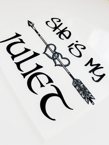 nadruk koszulka dla par she is my juliet.JPG