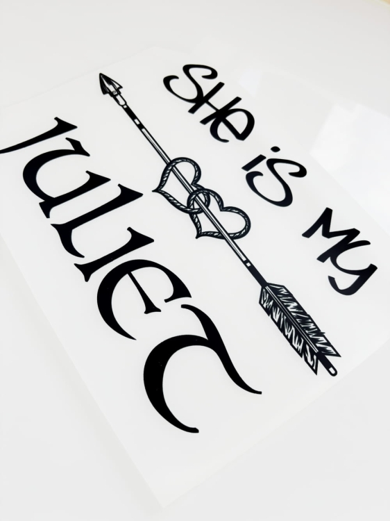 nadruk koszulka dla par she is my juliet.JPG