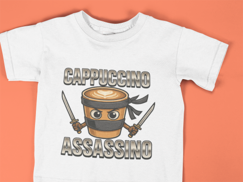 Cappuccino Assassino t-shirt dzieciecy.png