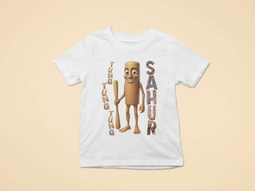 Tung Tung Tung Sahur t-shirt dzieciecy.png