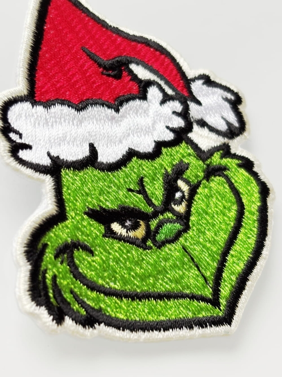 swiateczny grinch naszywka.JPG