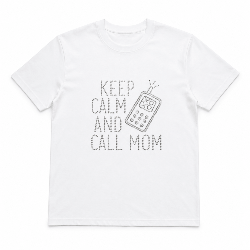 keep calm call mom koszulka.png
