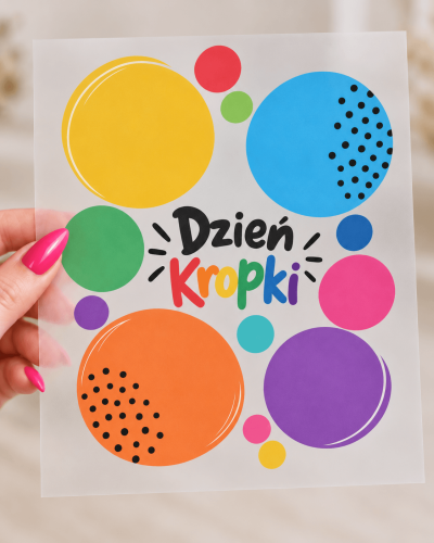 wklejka do naprasowania dizen kropki przedszkole.png