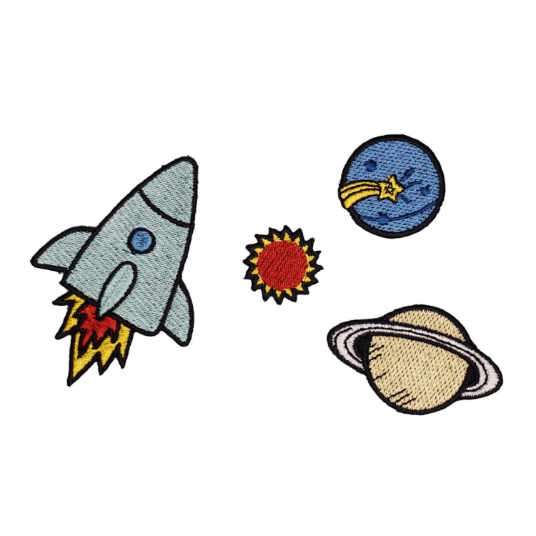 naszywki dzieciece termo kosmos planety