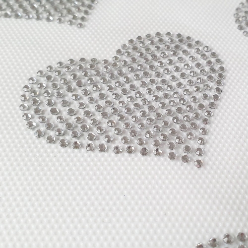 serce kryształki naprasowanka